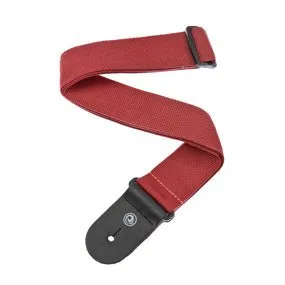 D'Addario Woven Guitar Strap W/Leather Ends PWS