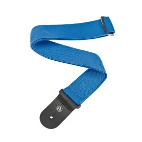 D'Addario Woven Guitar Strap W/Leather Ends PWS