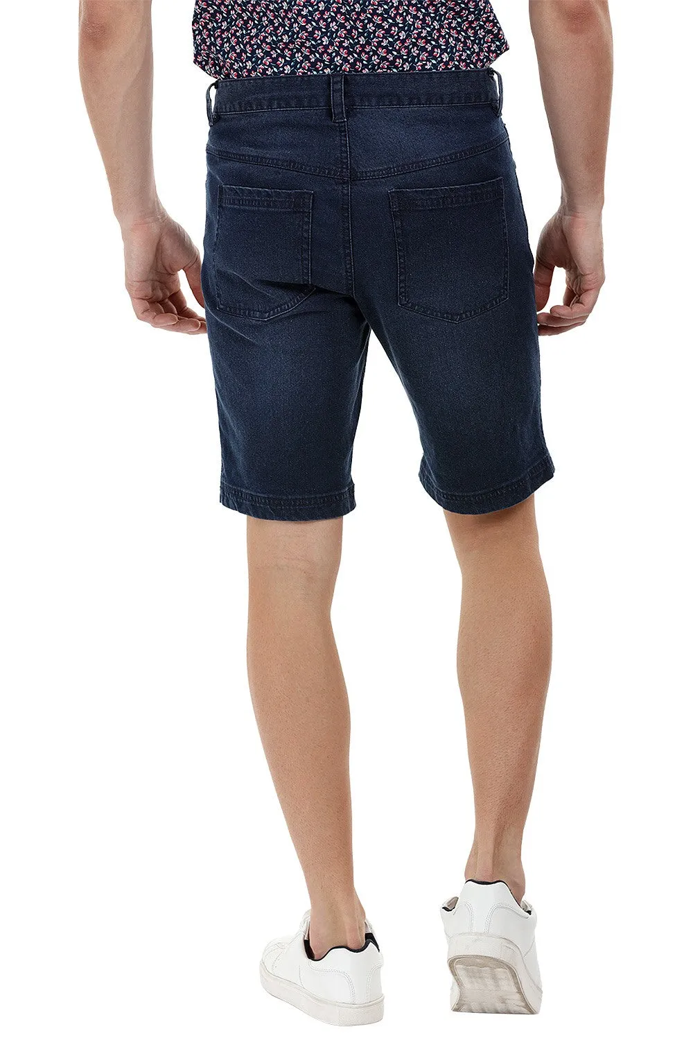 Dark Wash Indigo Denim Shorts