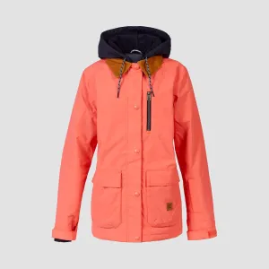 DC Bandwidth 15K Snow Jacket Hot Coral - Womens
