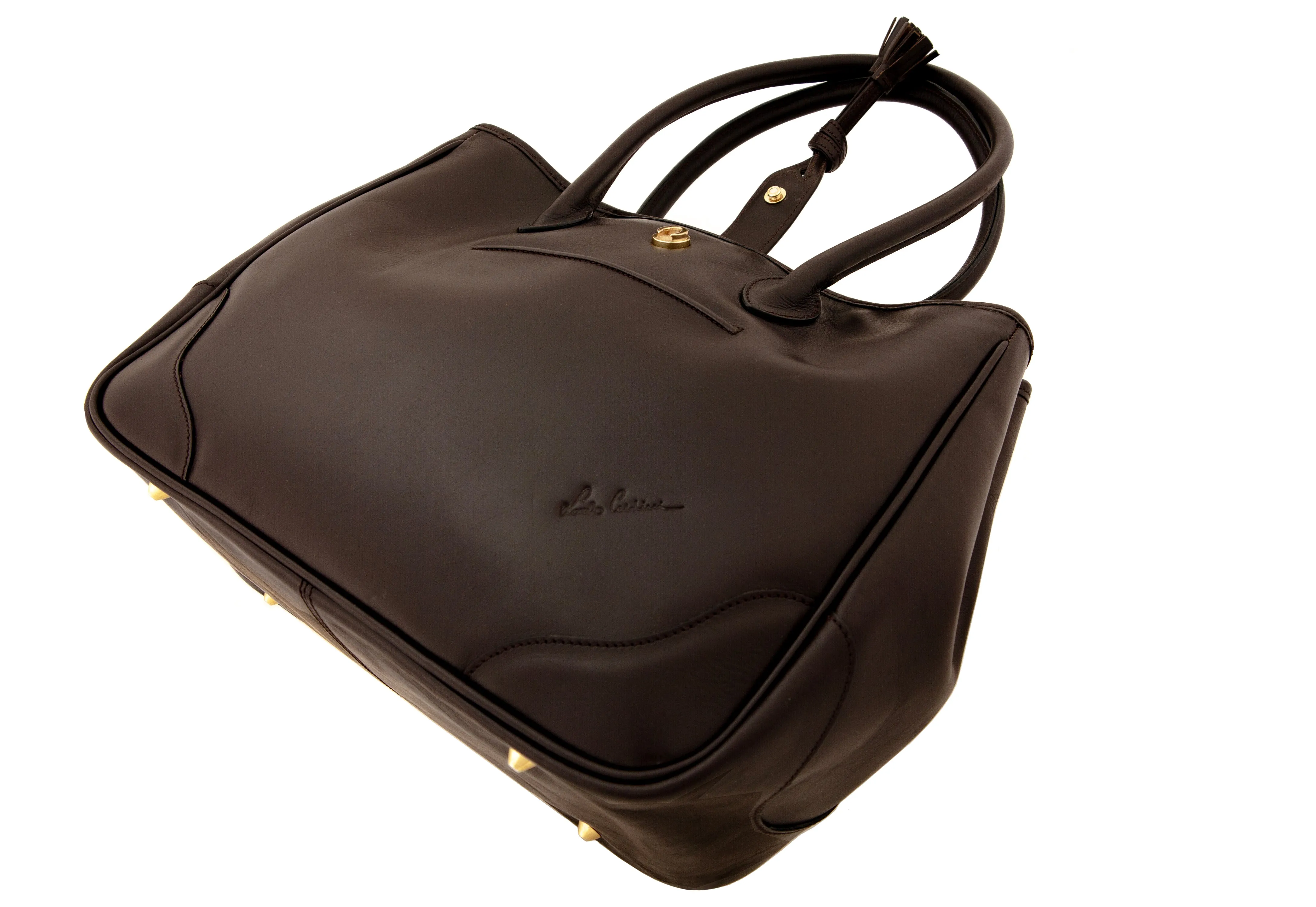 DEBUSSY- TOTE Bag (fourre-tout) With Tassel-Secured Hooked magnet Closure - Can be transformed to a basket shape, with: Detachable Middle Zipped compartment To Carry On your shoulder)