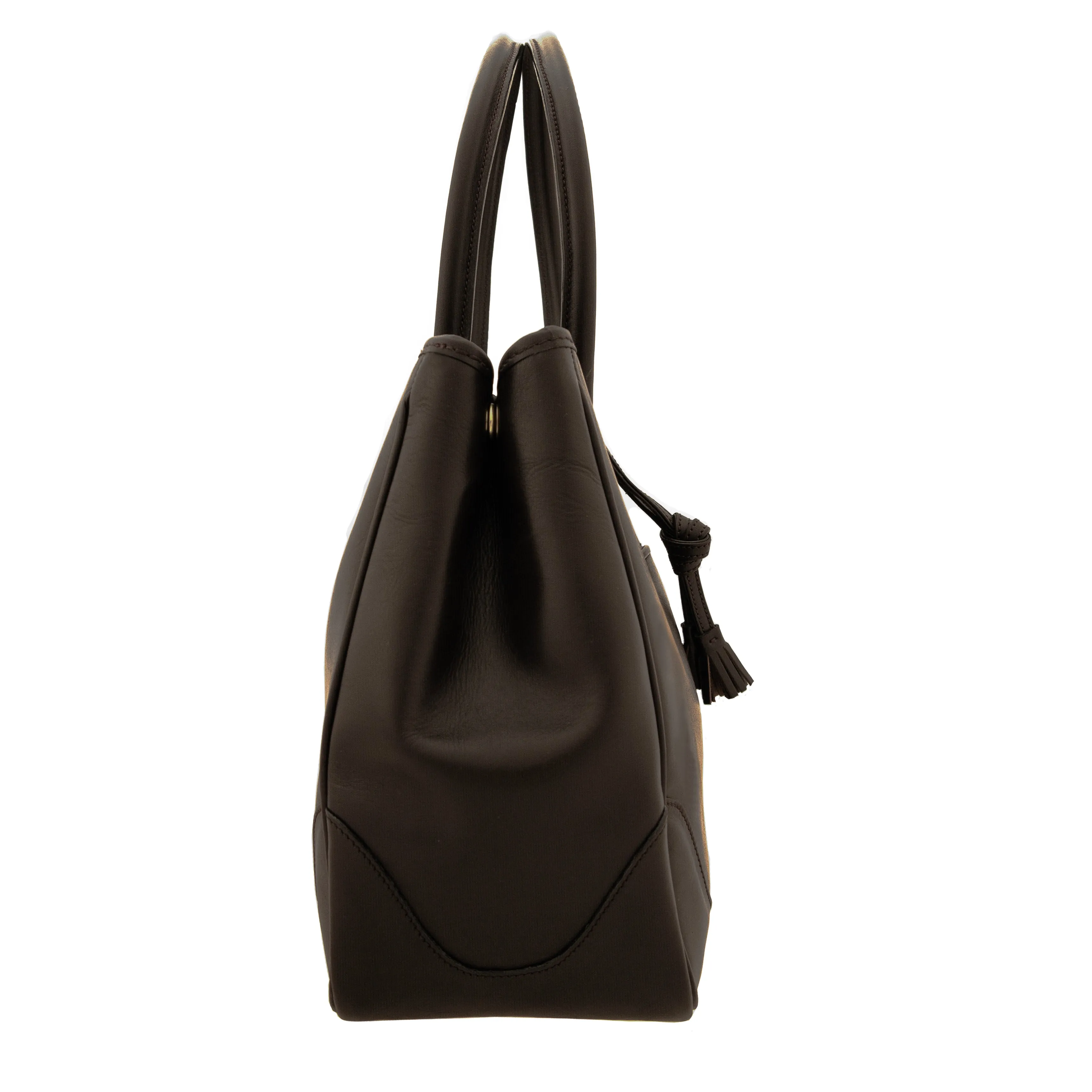 DEBUSSY- TOTE Bag (fourre-tout) With Tassel-Secured Hooked magnet Closure - Can be transformed to a basket shape, with: Detachable Middle Zipped compartment To Carry On your shoulder)