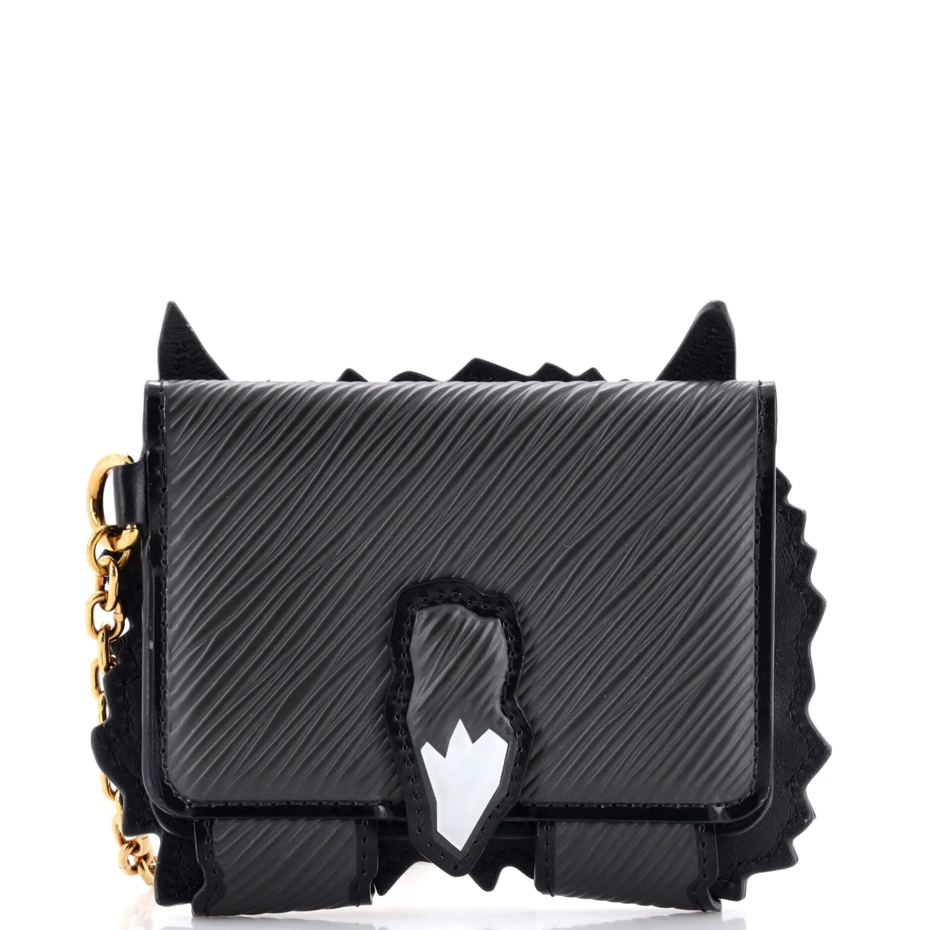 Designer Cat Card Case Limited Edition Grace Coddington Epi Leather and Catogram Canvas
