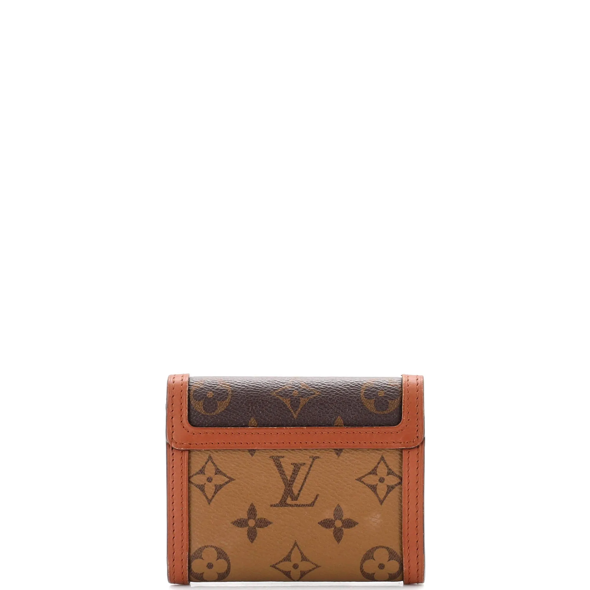 Designer Dauphine Wallet Reverse Monogram Canvas Compact