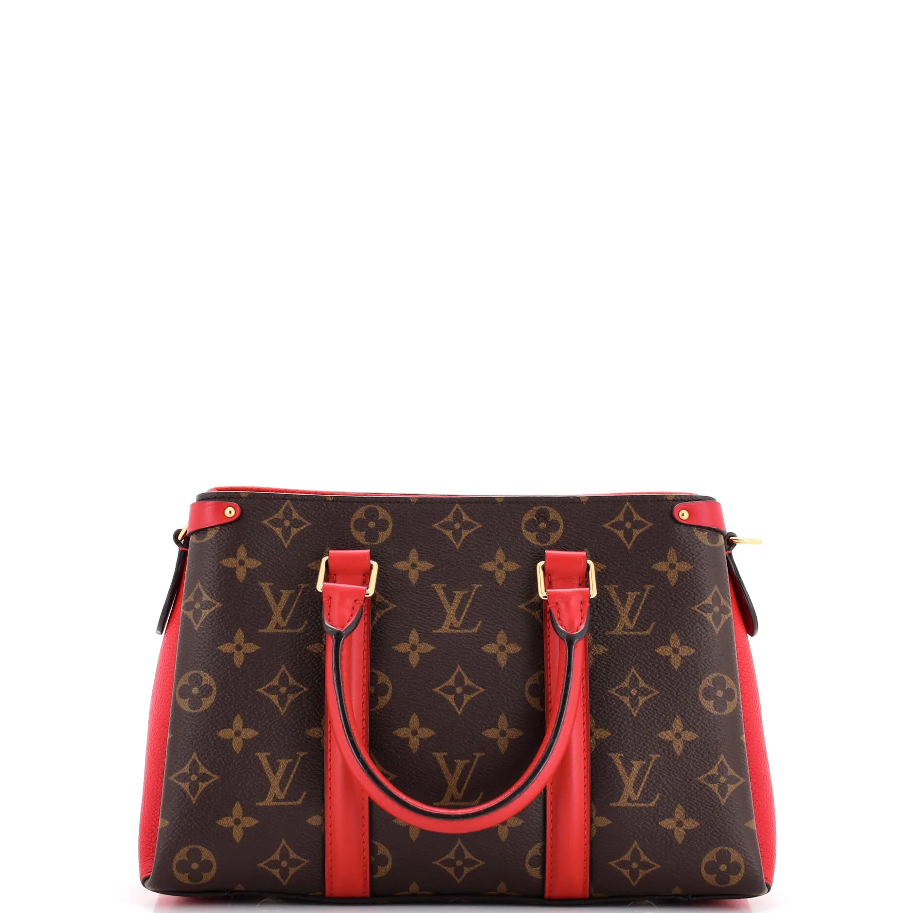 Designer Soufflot Tote Monogram Canvas with Leather BB