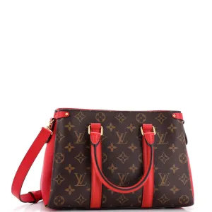 Designer Soufflot Tote Monogram Canvas with Leather BB