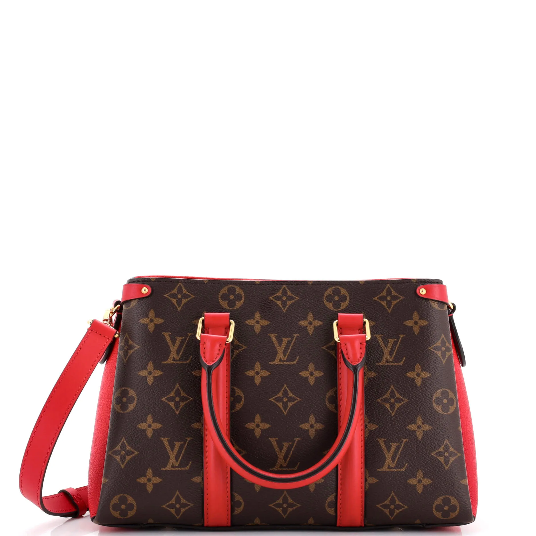Designer Soufflot Tote Monogram Canvas with Leather BB
