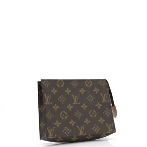 Designer Toiletry Pouch Monogram Canvas 19