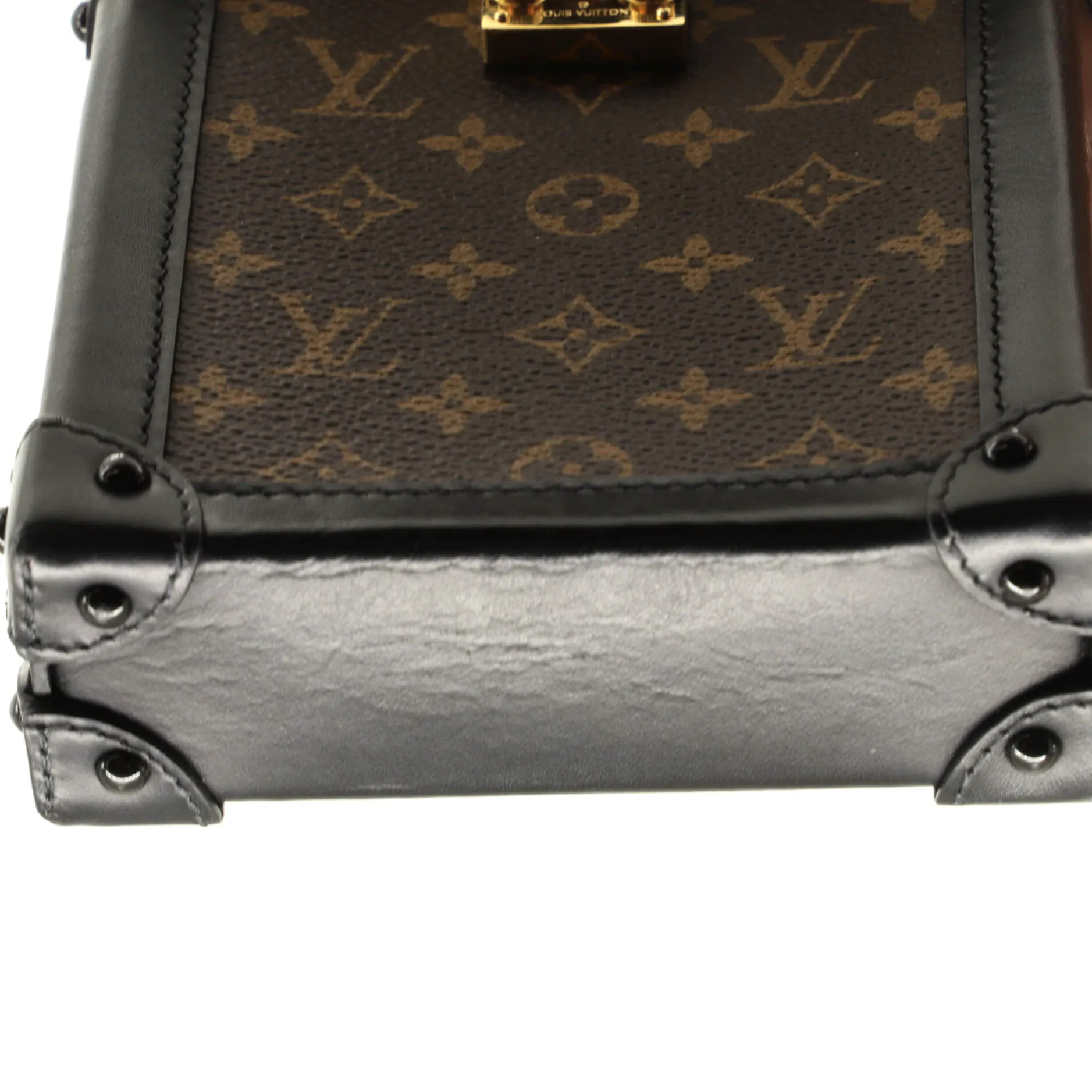Designer Vertical Trunk Pochette Monogram Canvas