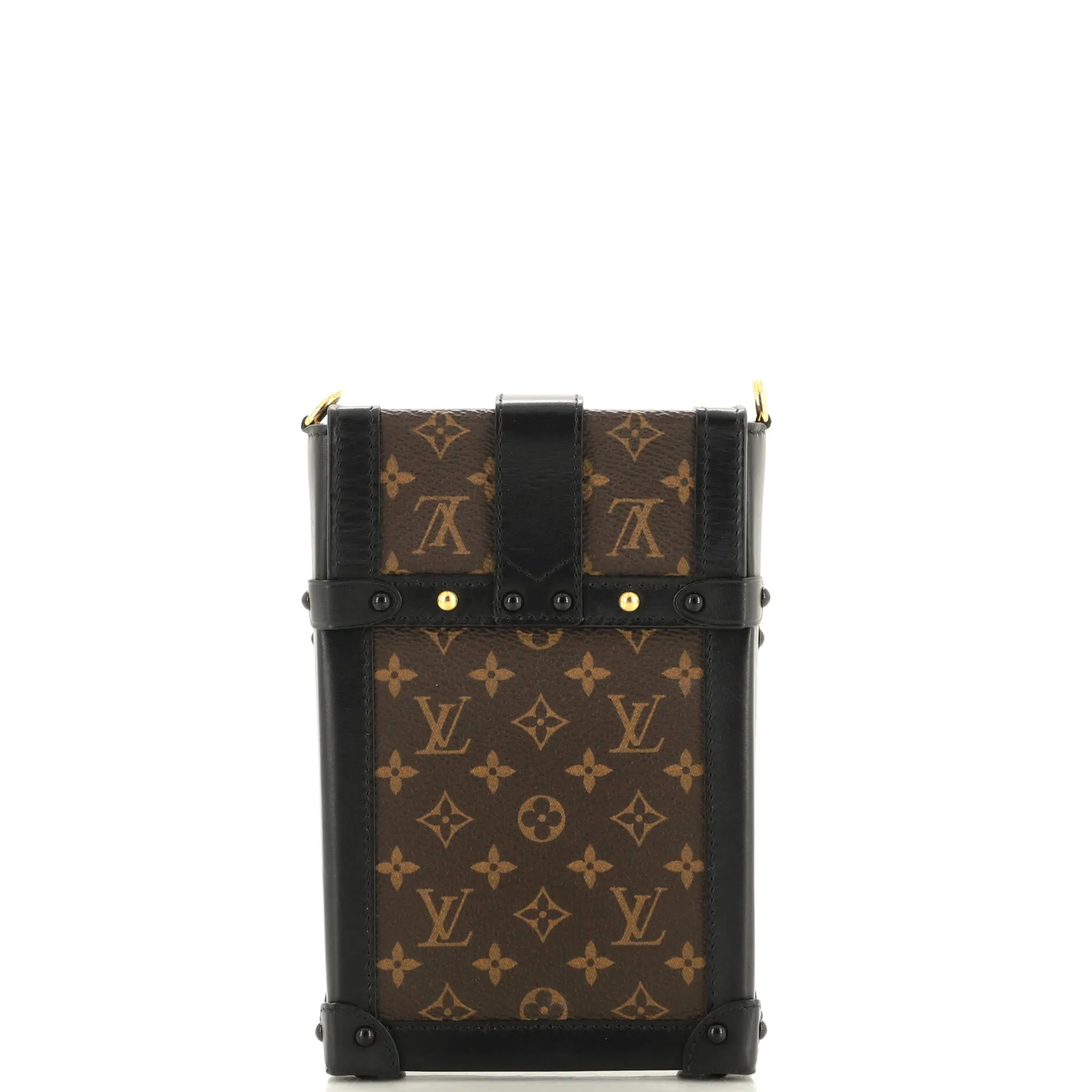 Designer Vertical Trunk Pochette Monogram Canvas