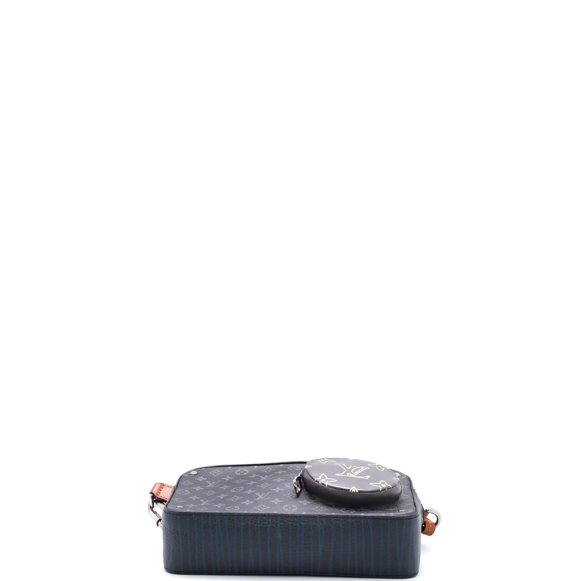 Designer Volga On Strap Bag Monogram Eclipse Canvas with Monogram Leather