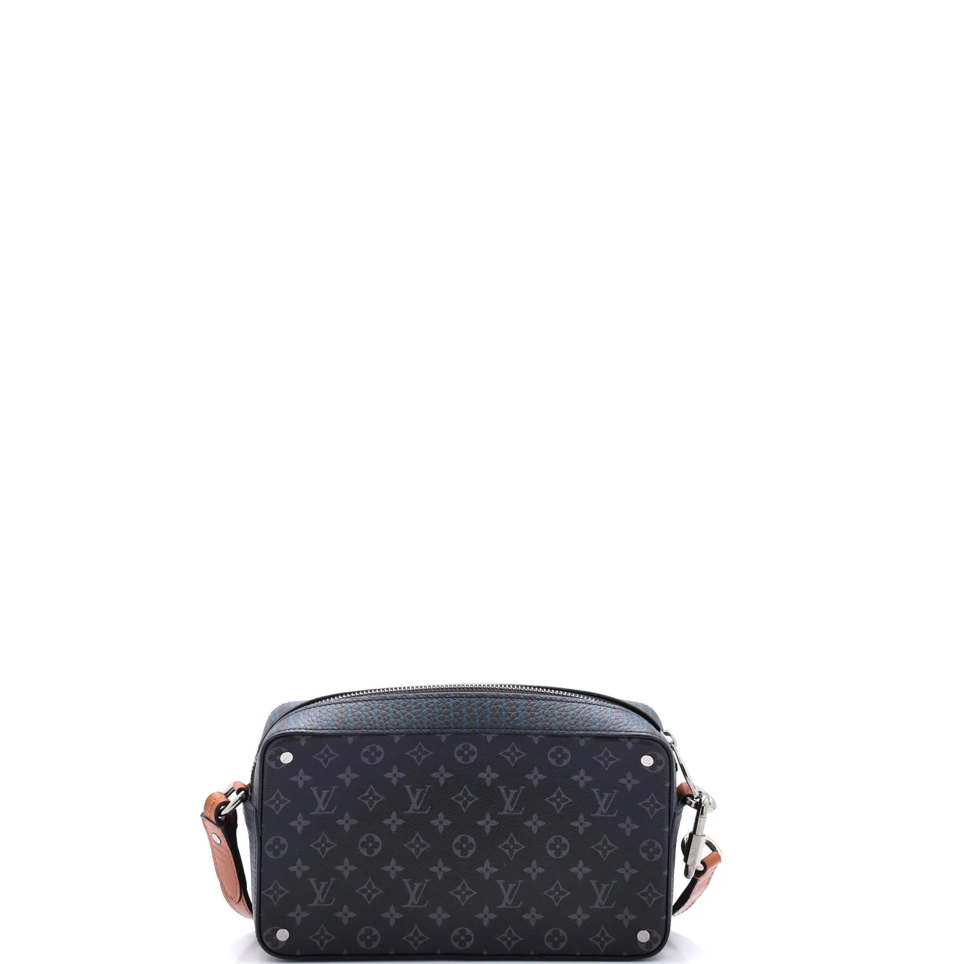 Designer Volga On Strap Bag Monogram Eclipse Canvas with Monogram Leather