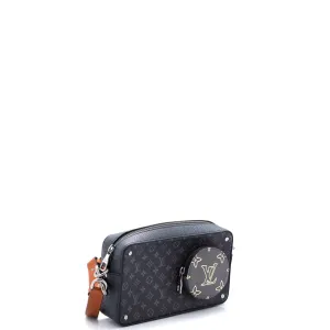 Designer Volga On Strap Bag Monogram Eclipse Canvas with Monogram Leather