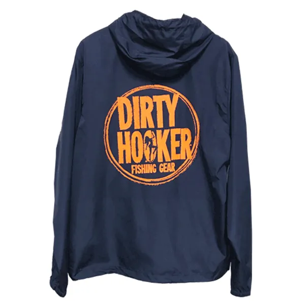 Dirty Hooker Stamp Orange Windbreaker