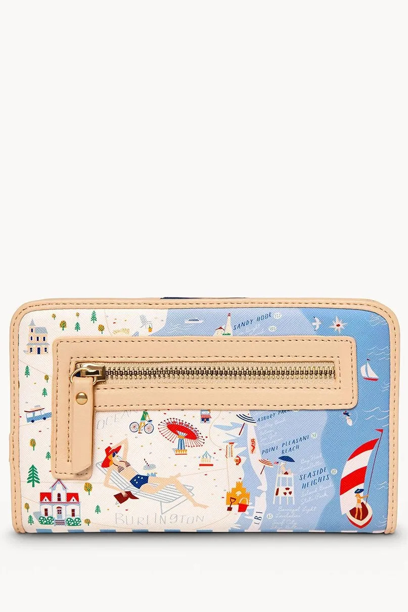 Down The Shore Snap Wallet