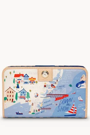 Down The Shore Snap Wallet