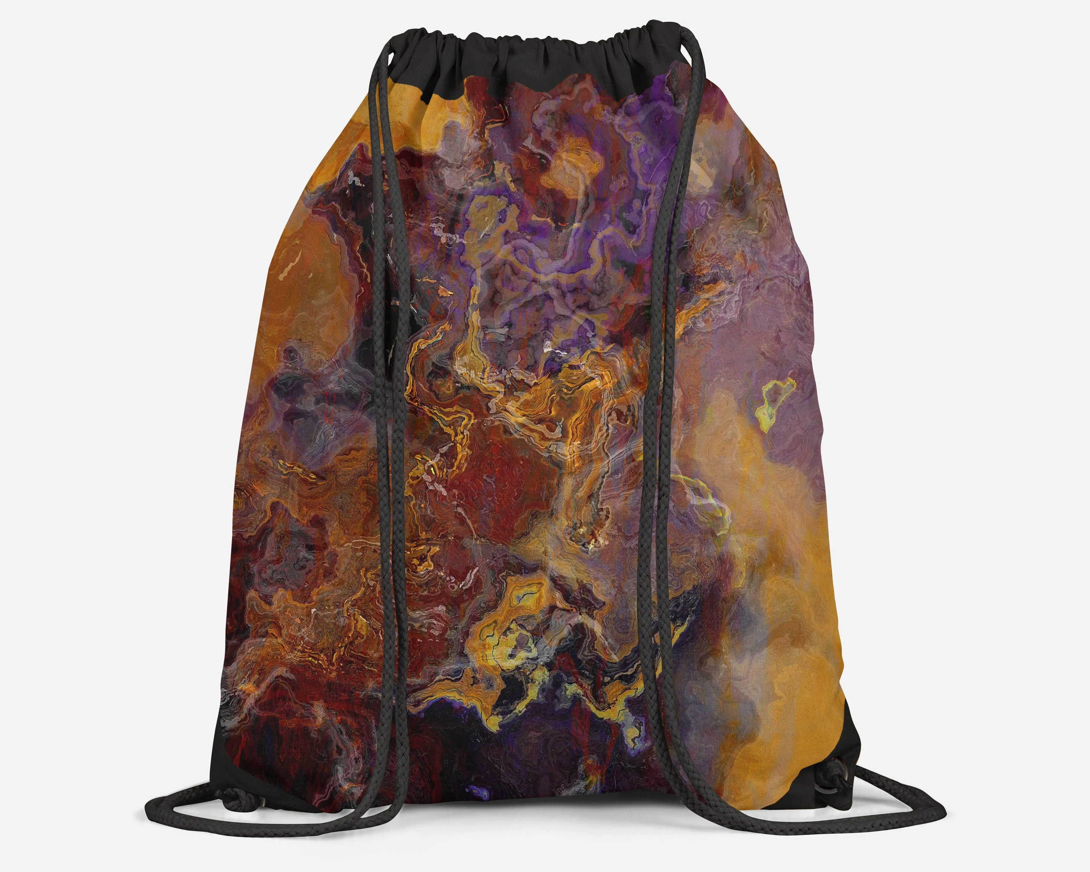 Drawstring Sling Bag, Riveted