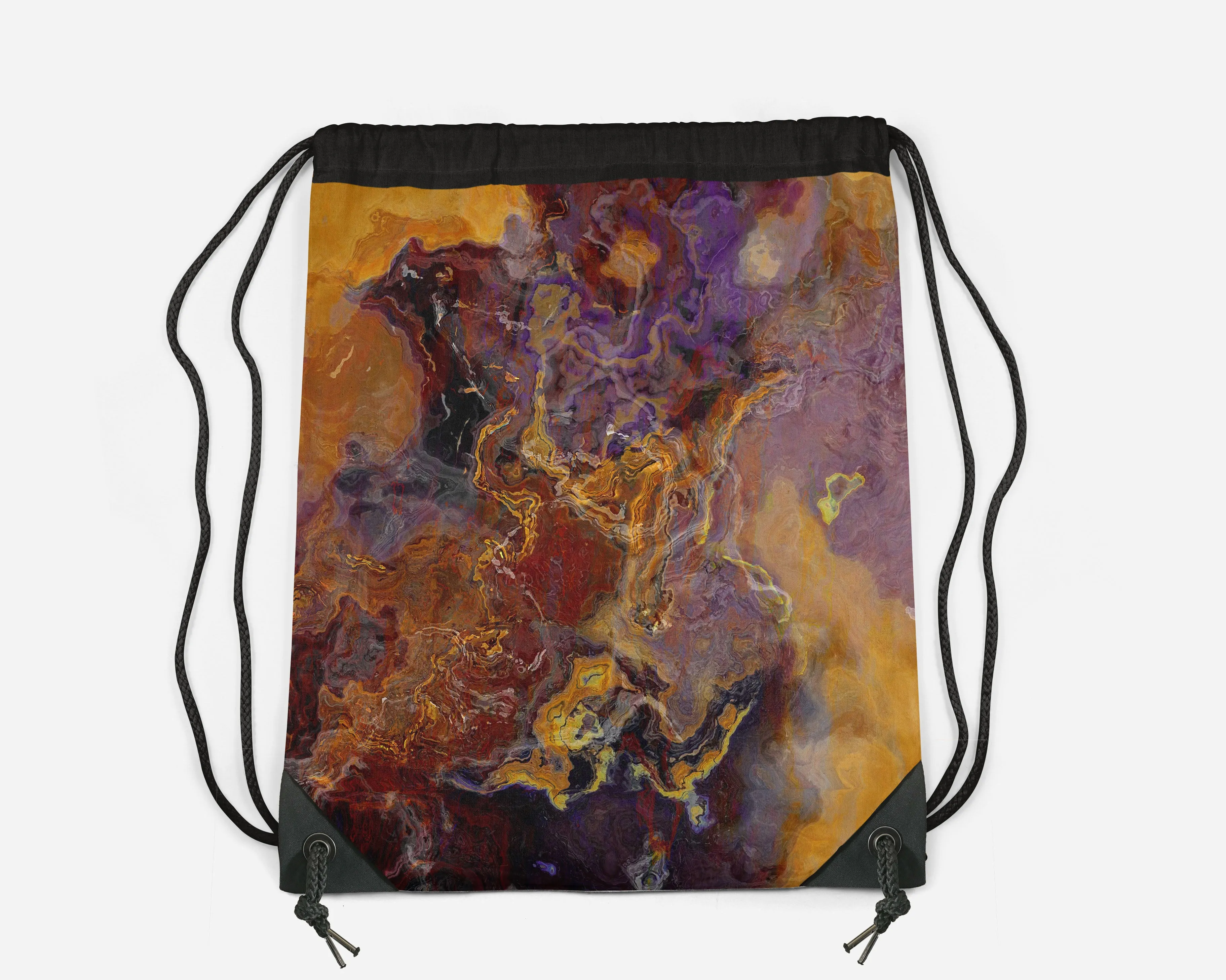 Drawstring Sling Bag, Riveted