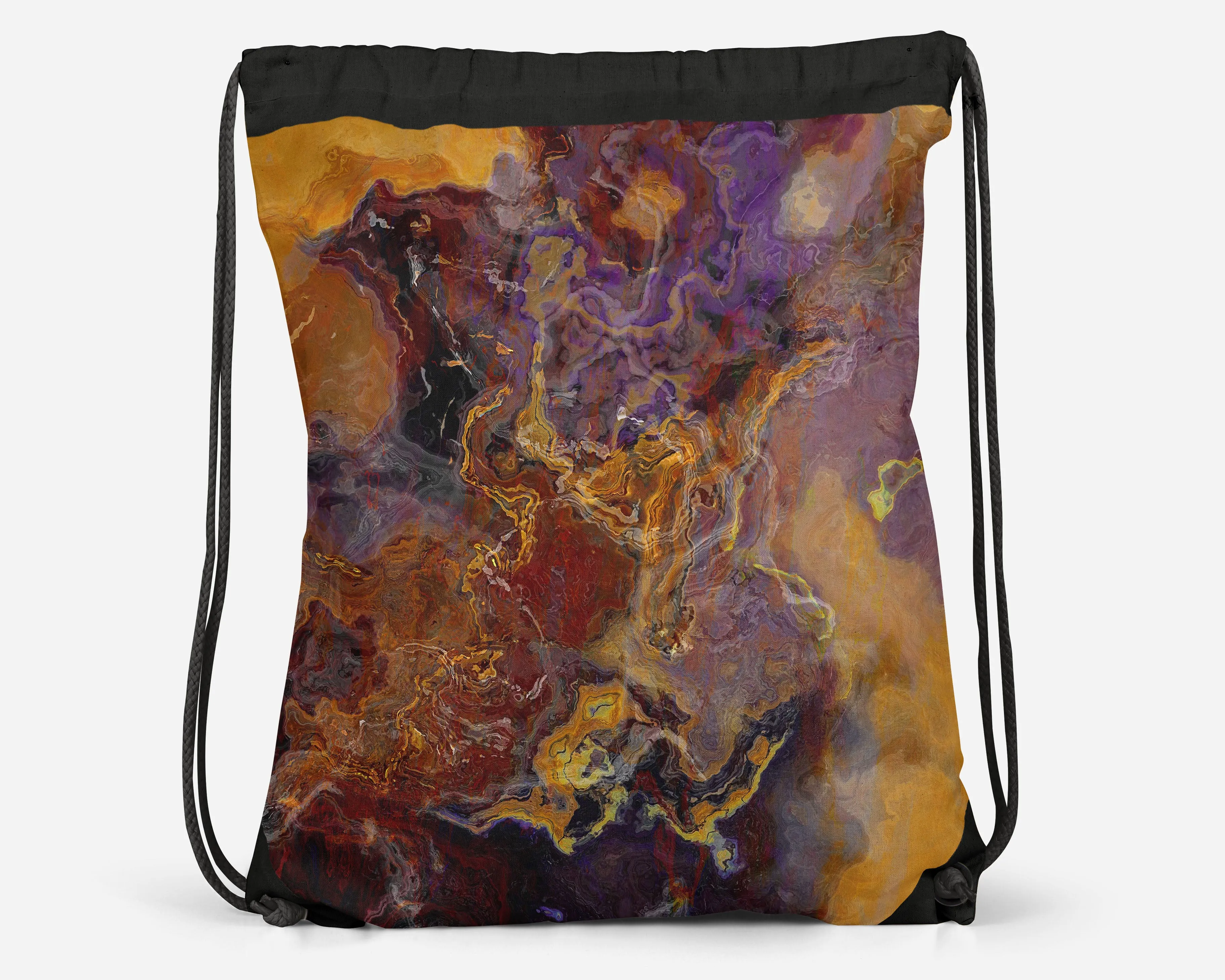 Drawstring Sling Bag, Riveted