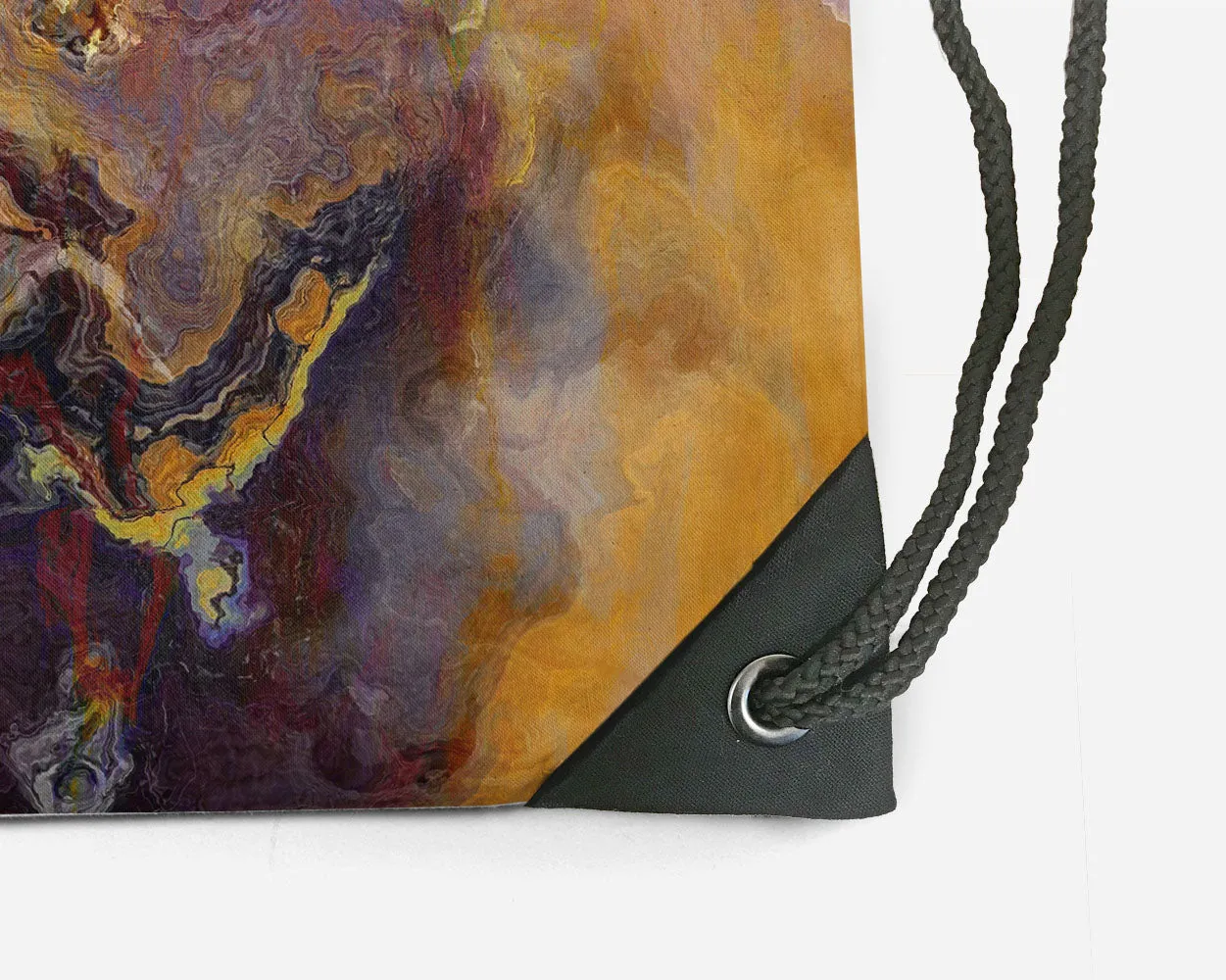 Drawstring Sling Bag, Riveted