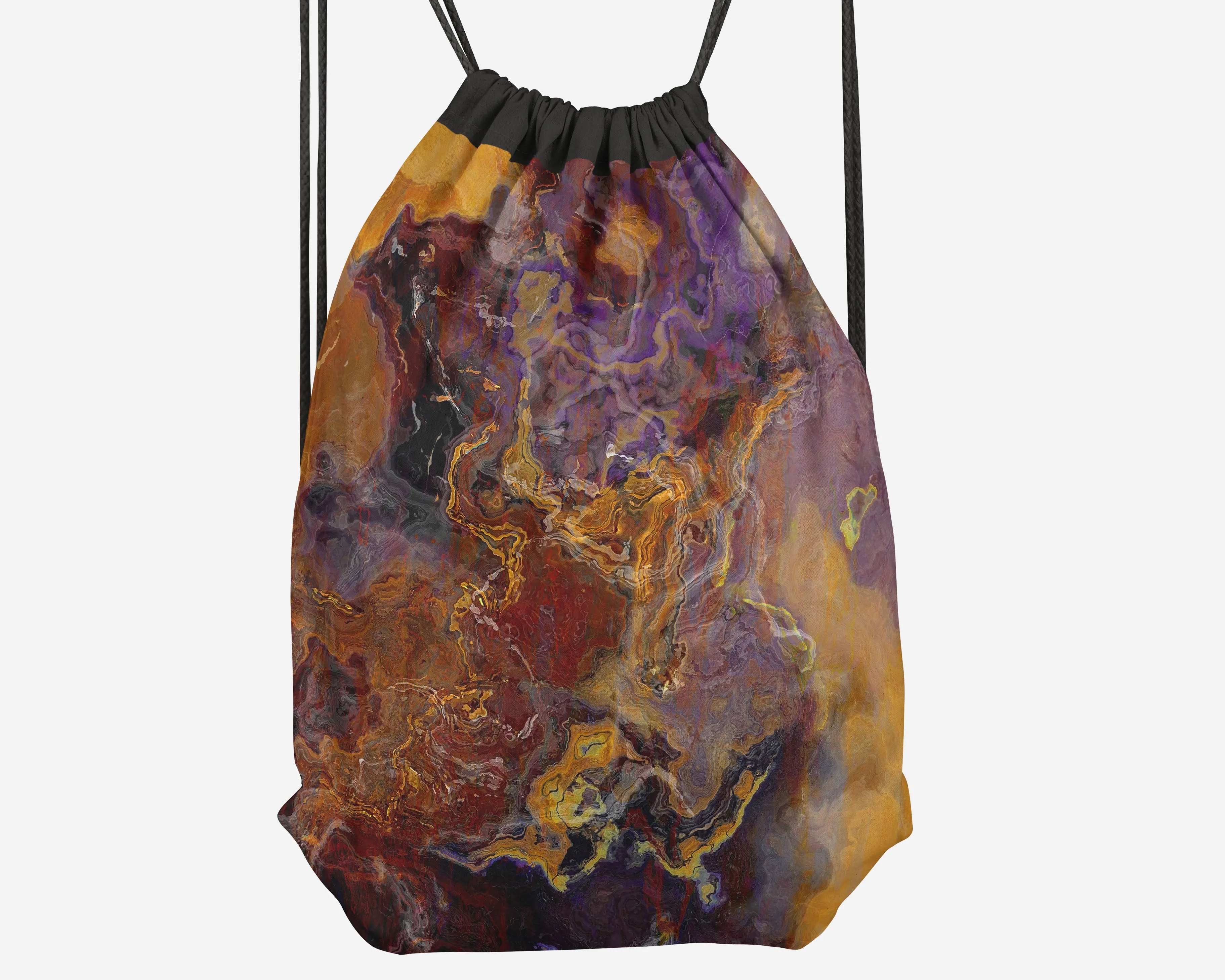 Drawstring Sling Bag, Riveted