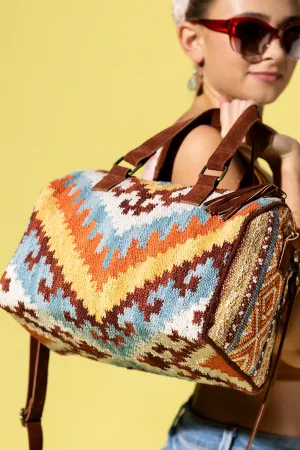 Earthy Elegance Boston Bag