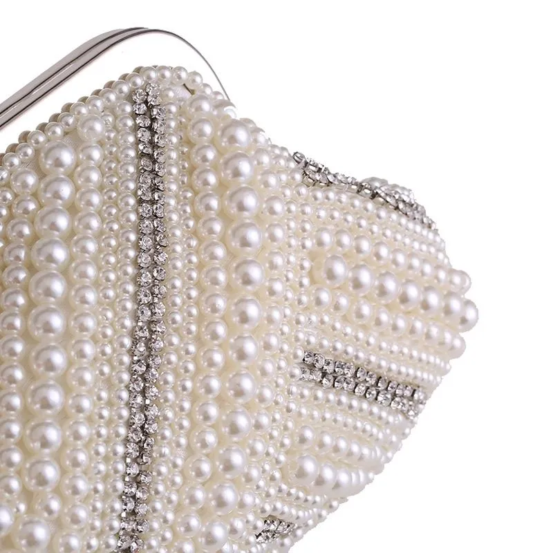 Elegant Pearl Evening Clutch