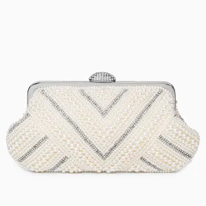 Elegant Pearl Evening Clutch