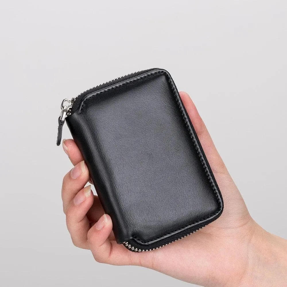 Elvis Genuine Leather Zipper Wallet