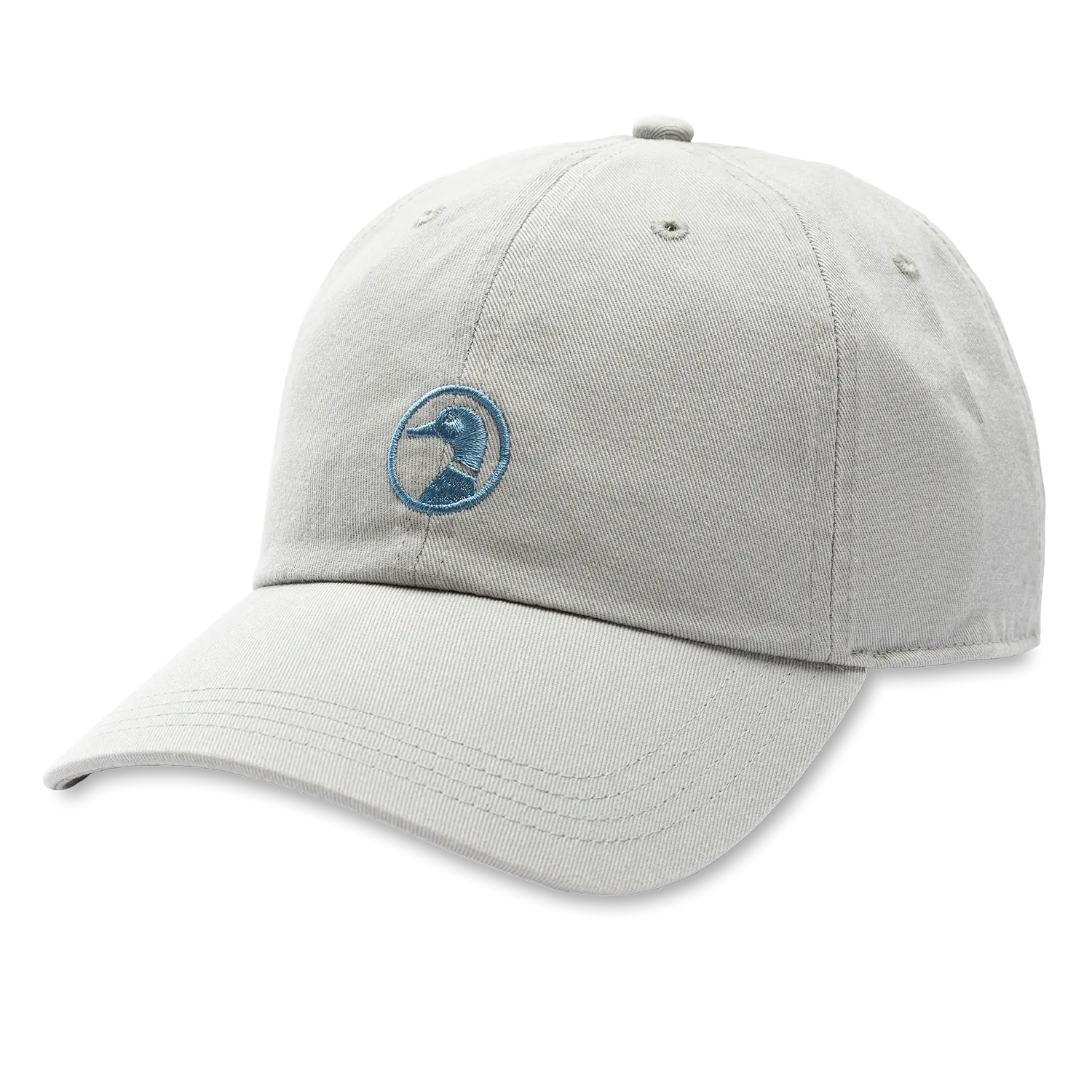 Embroidered Duck Twill Hat - Sandstone Grey