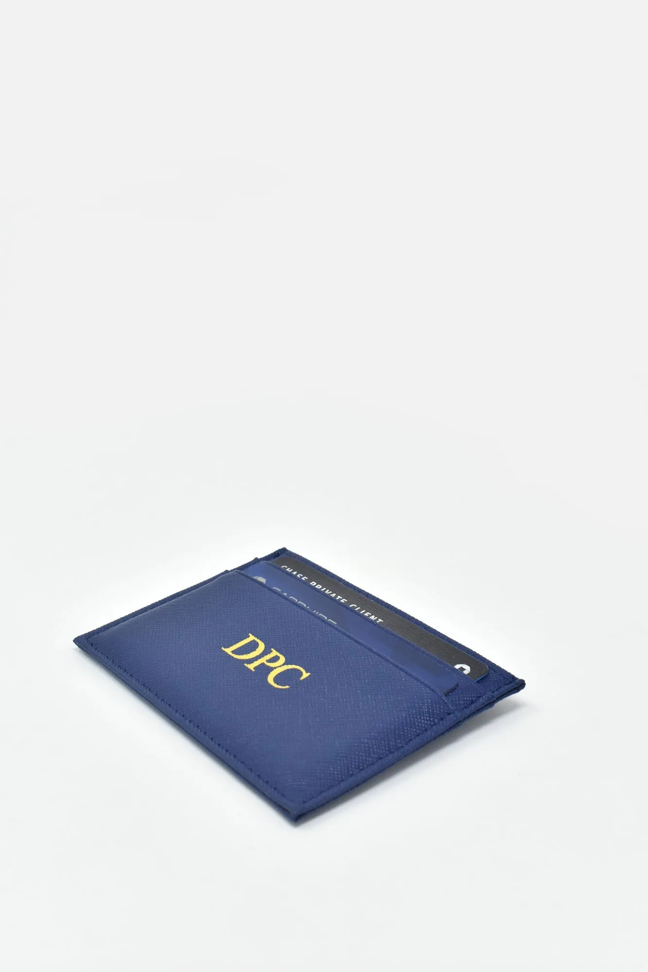 Esme Saffiano Leather Minimalist Card Holder
