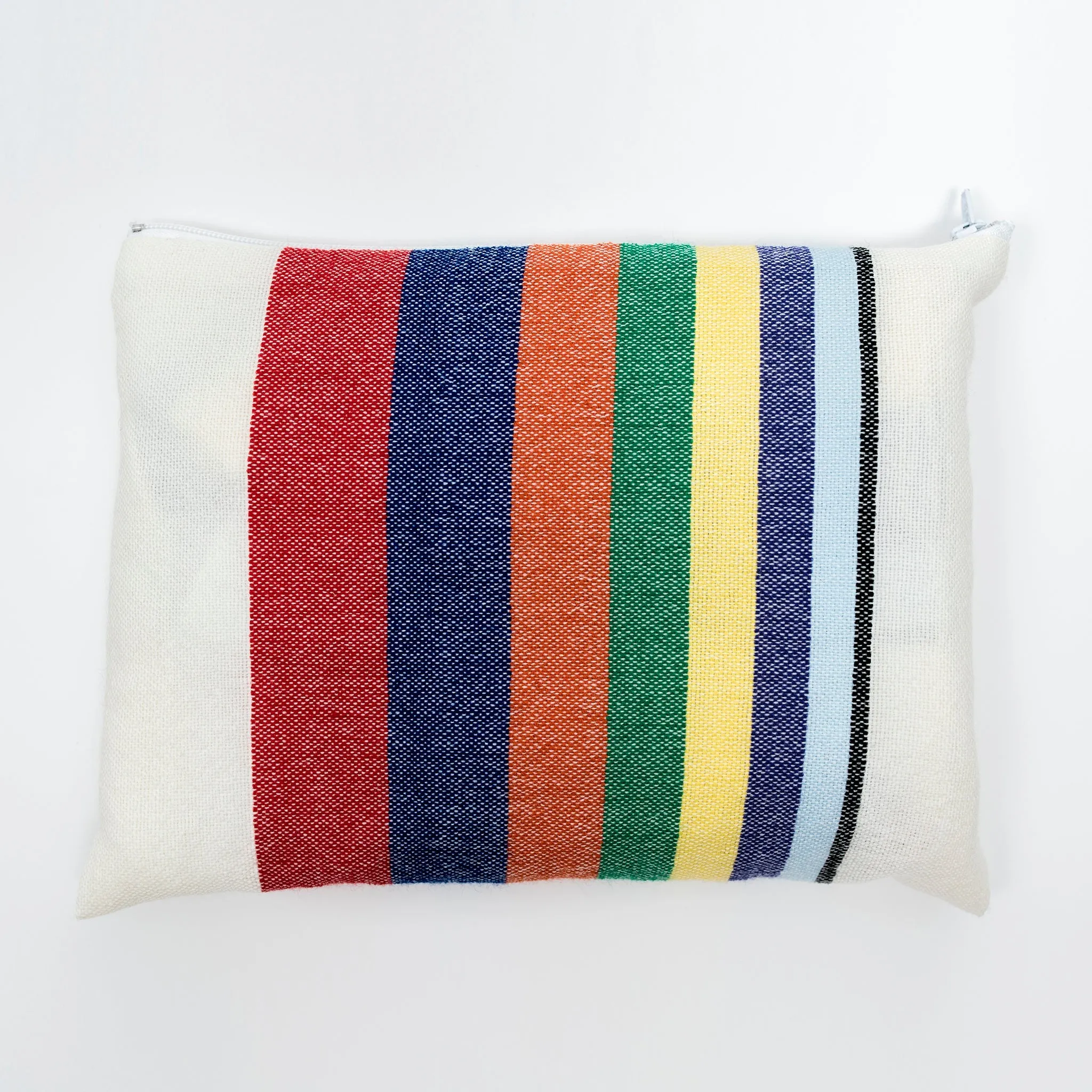 Esther - Wool Tallit - Rainbow Stripes