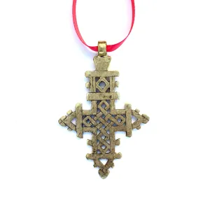 Ethiopian Coptic Cross Ornament