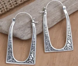 Ethnic Round Dangle Earrings