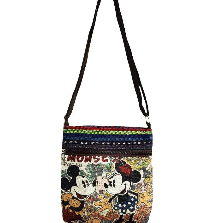 Ethnic Style Embroidered Crossbody Bag Cute Elephant Butterfly Chinese Style