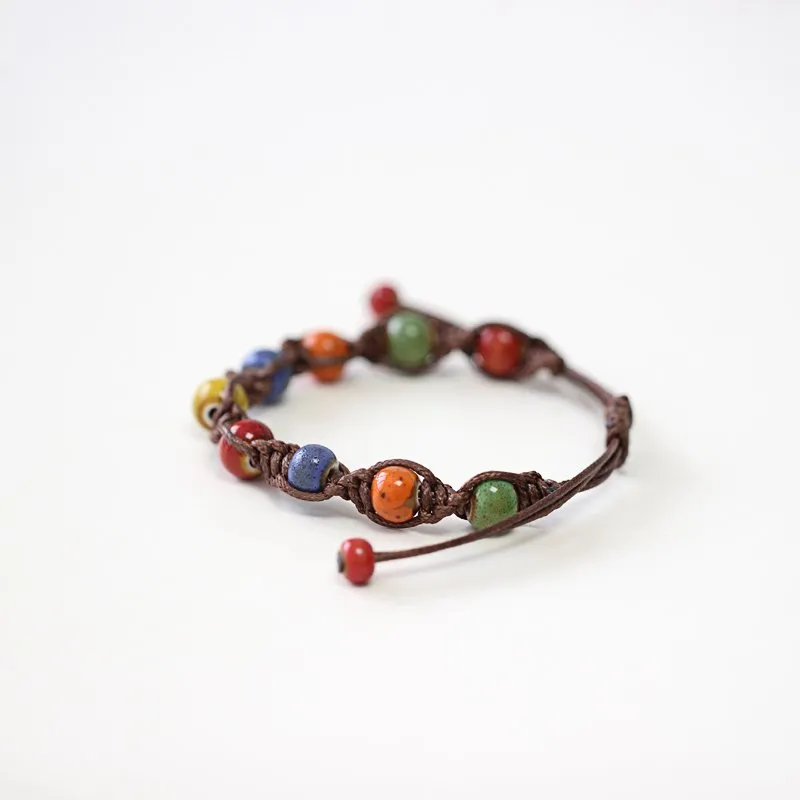 Ethnic Style Handmade Ceramic Bracelet