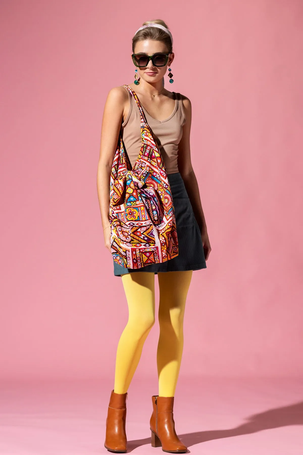 Ethnic Tile Hobo Bag