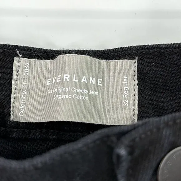 Everlane The Original Cheeky Coal High Rise Straight Jean Size 32R