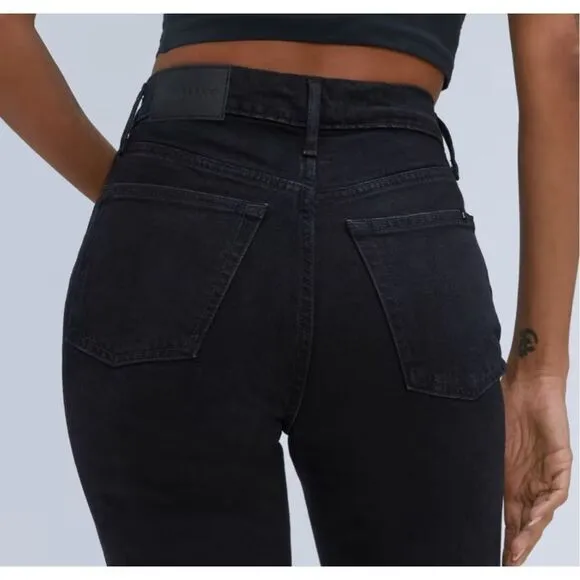 Everlane The Original Cheeky Coal High Rise Straight Jean Size 32R