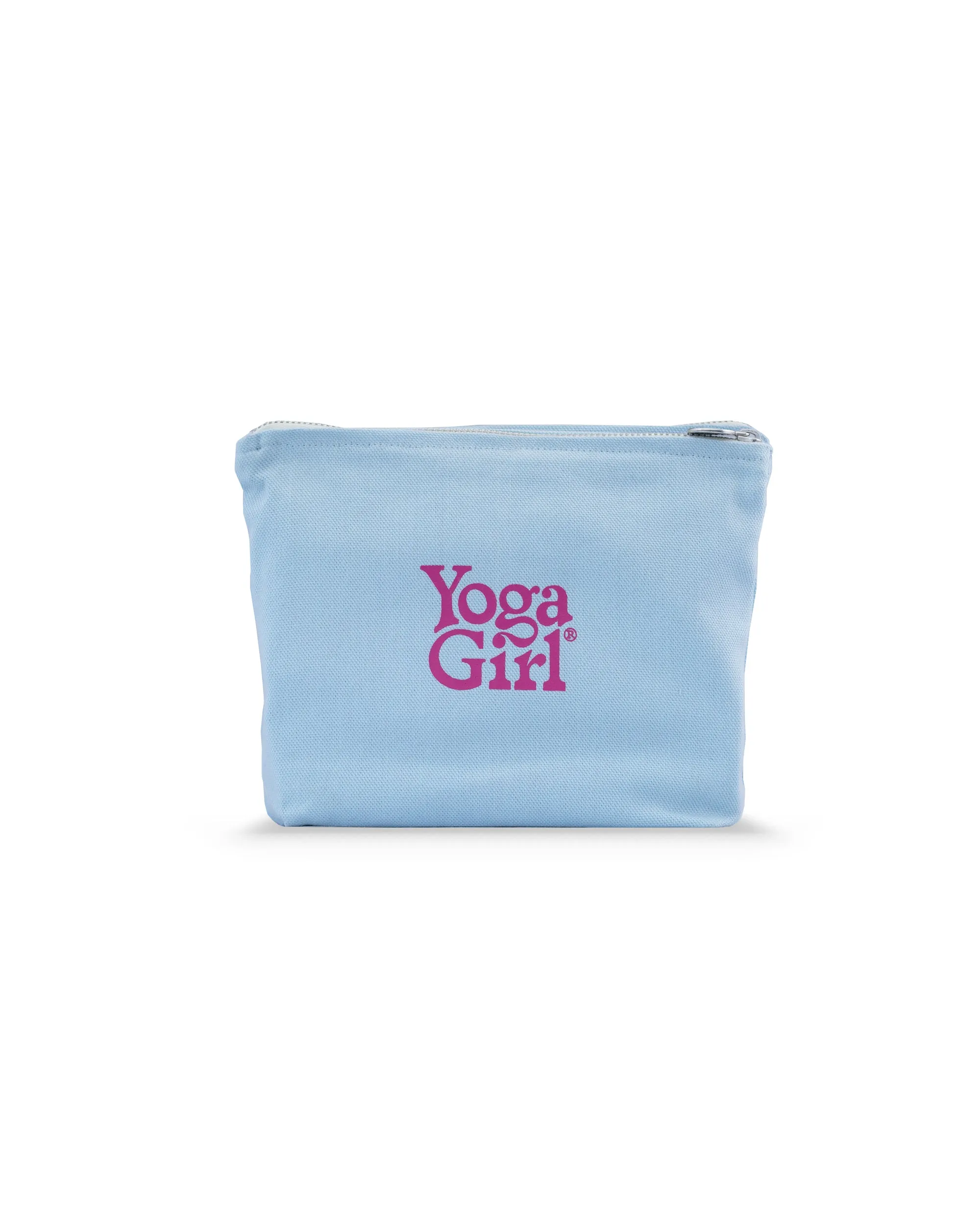 Everything I need is within, light blue pouch