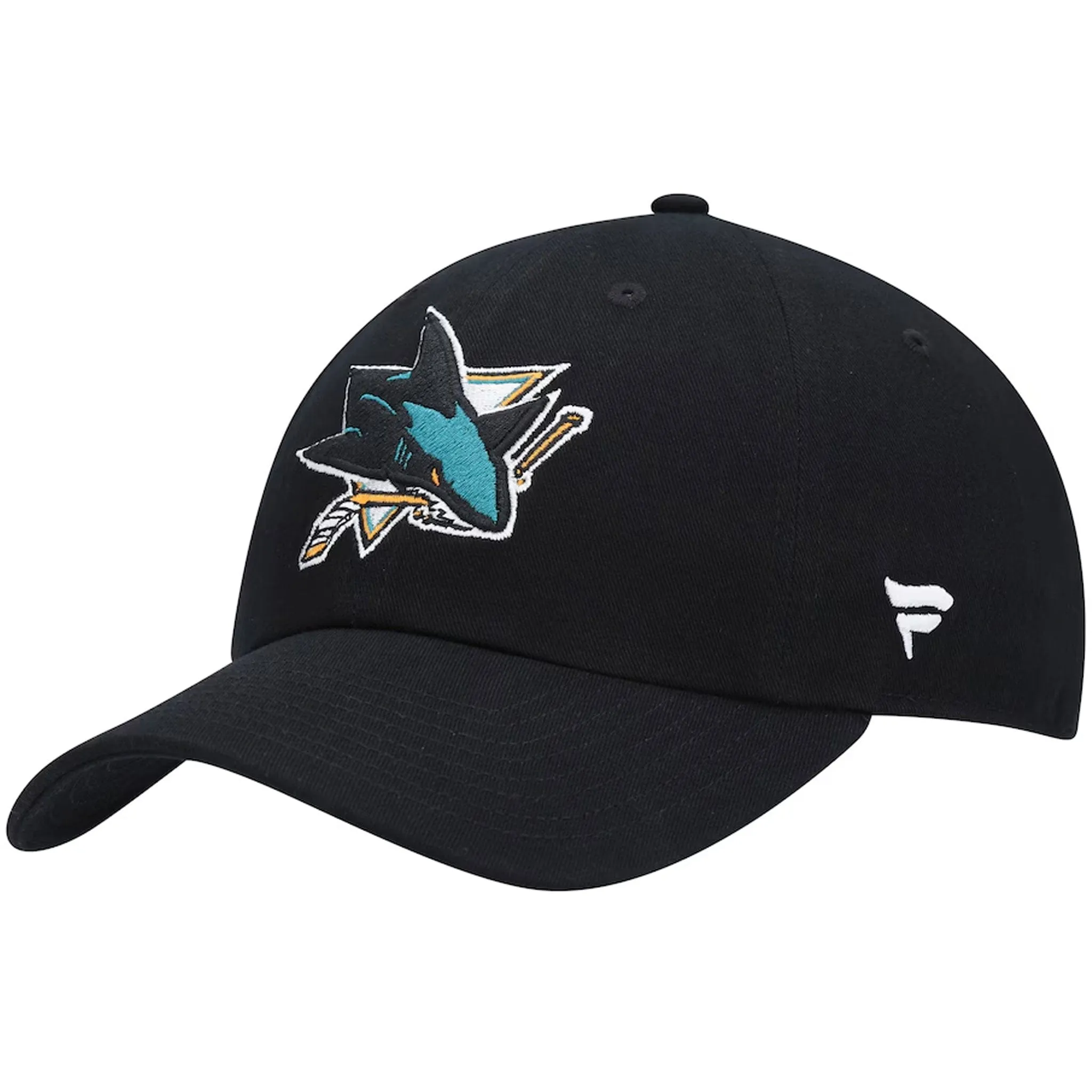 Fanatics Core Unstructured Primary Logo Adjustable Hat - San Jose Sharks