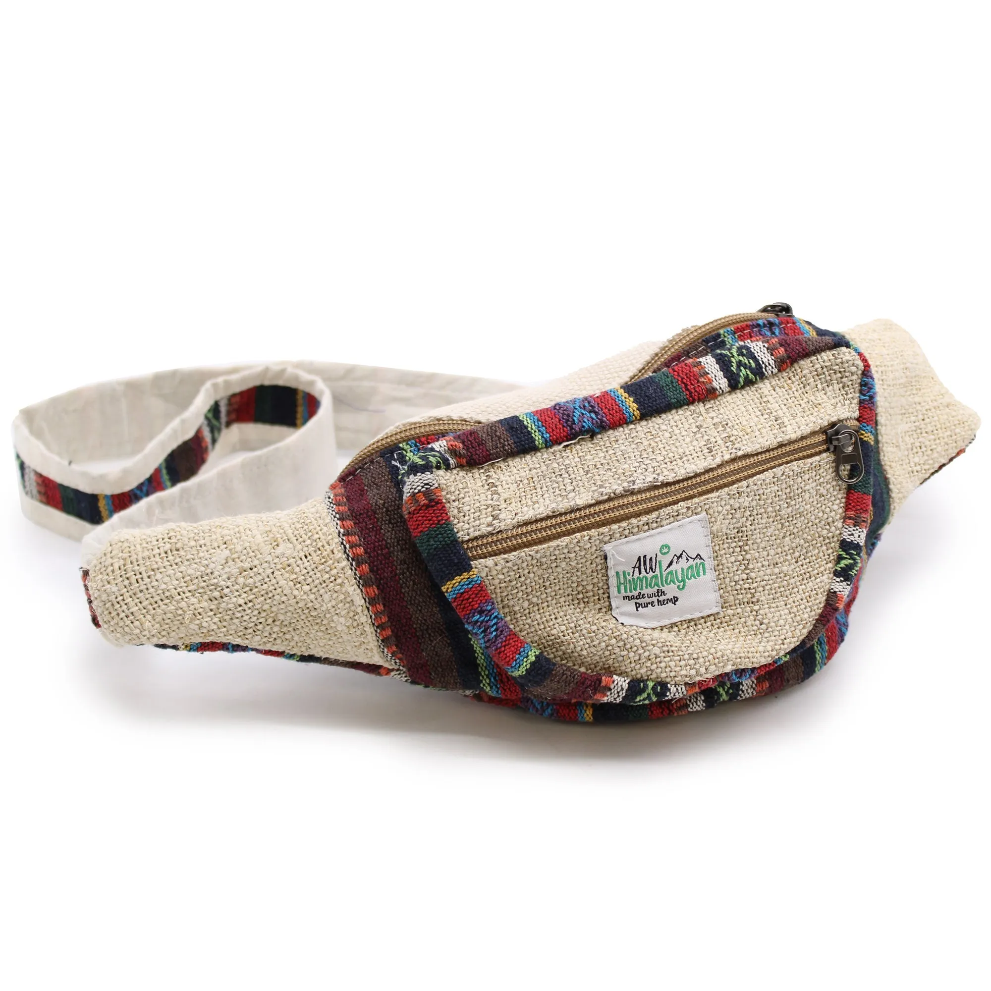Fanny Pack Bum Bag - Hemp & Cotton (asst)