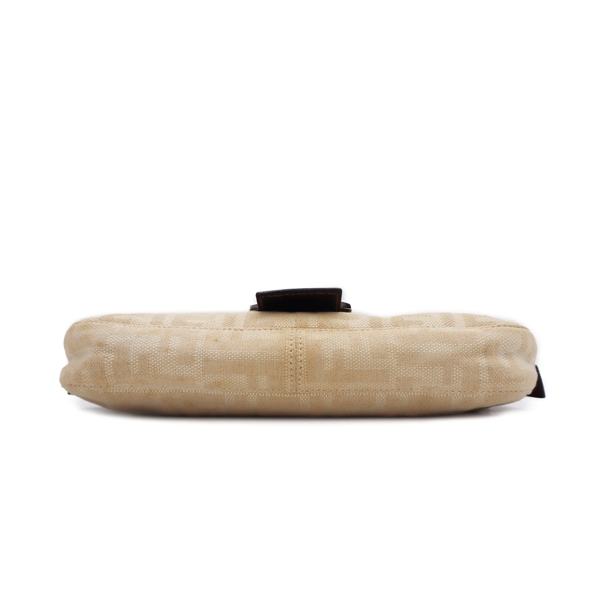 Fendi Zucca Canvas Mama Baguette Shoulder Bag