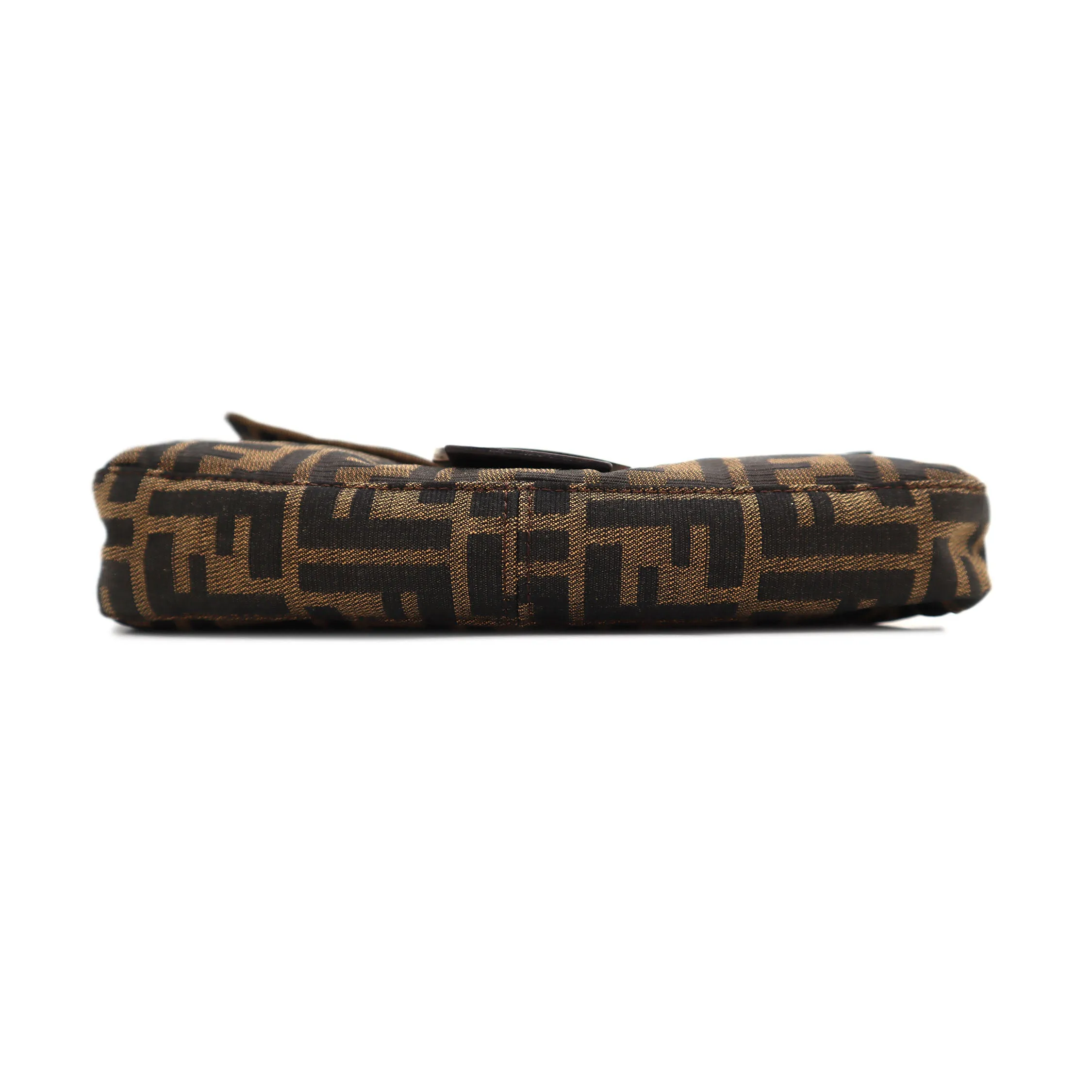 Fendi Zucca Canvas Mamma Baguette Shoulder Bag