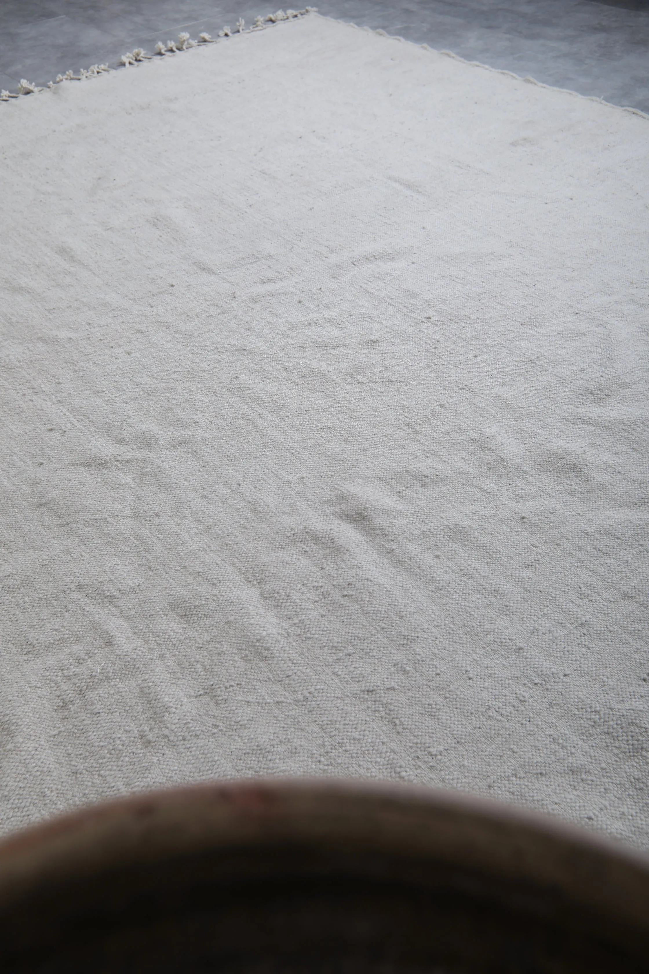 Flat woven Moroccan rug - Custom Moroccan area rug