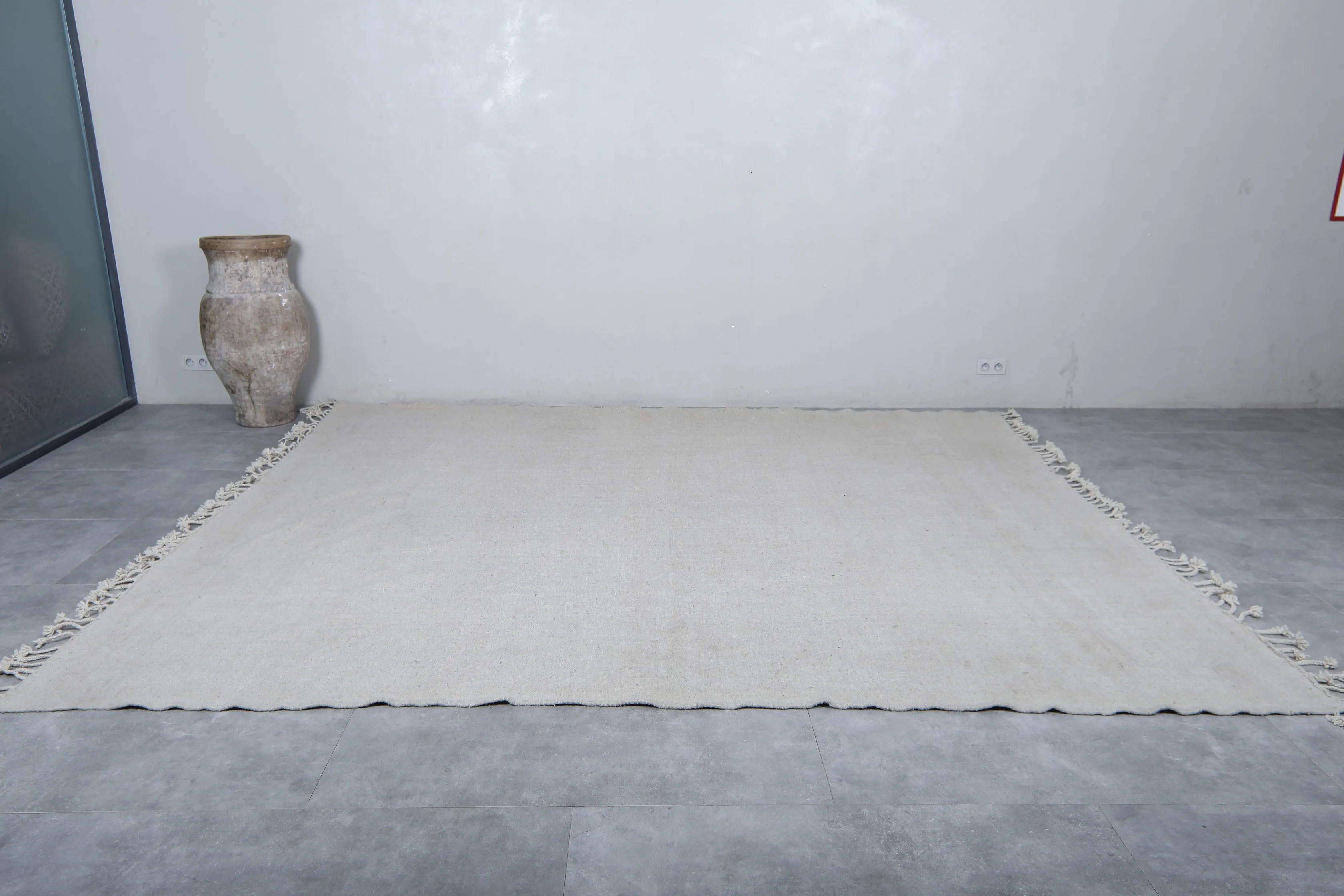Flat woven Moroccan rug - Custom Moroccan area rug