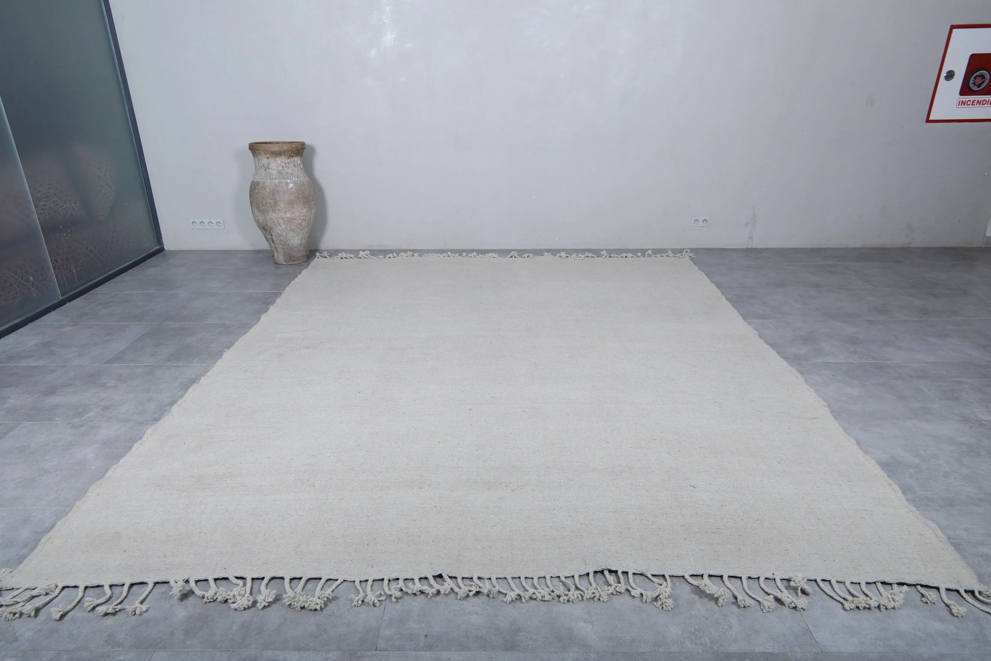 Flat woven Moroccan rug - Custom Moroccan area rug