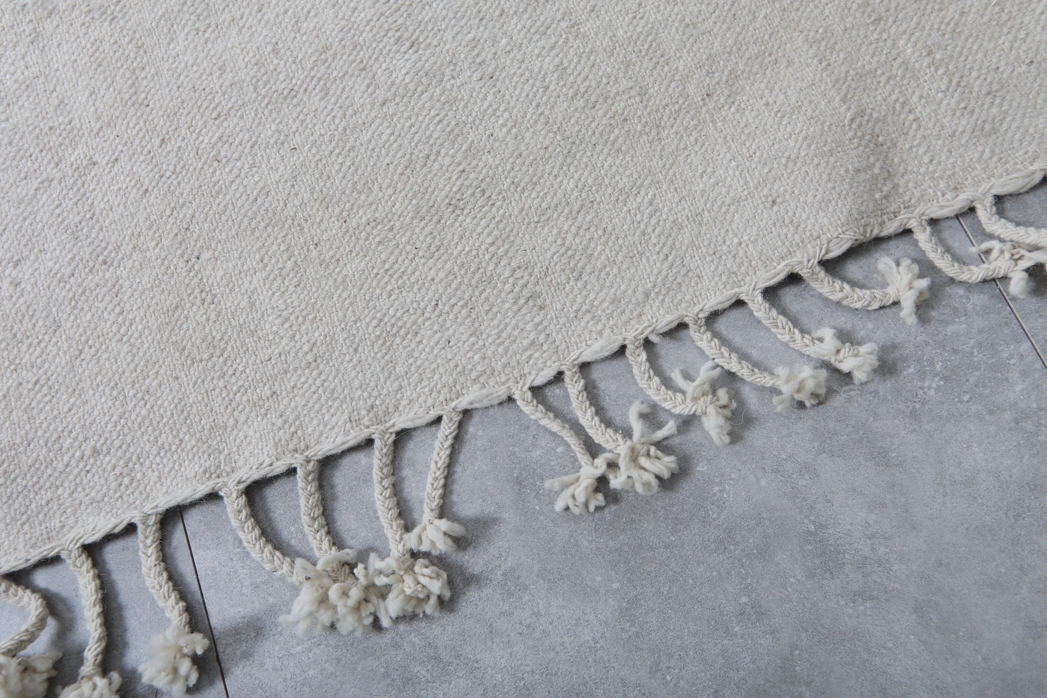Flat woven Moroccan rug - Custom Moroccan area rug