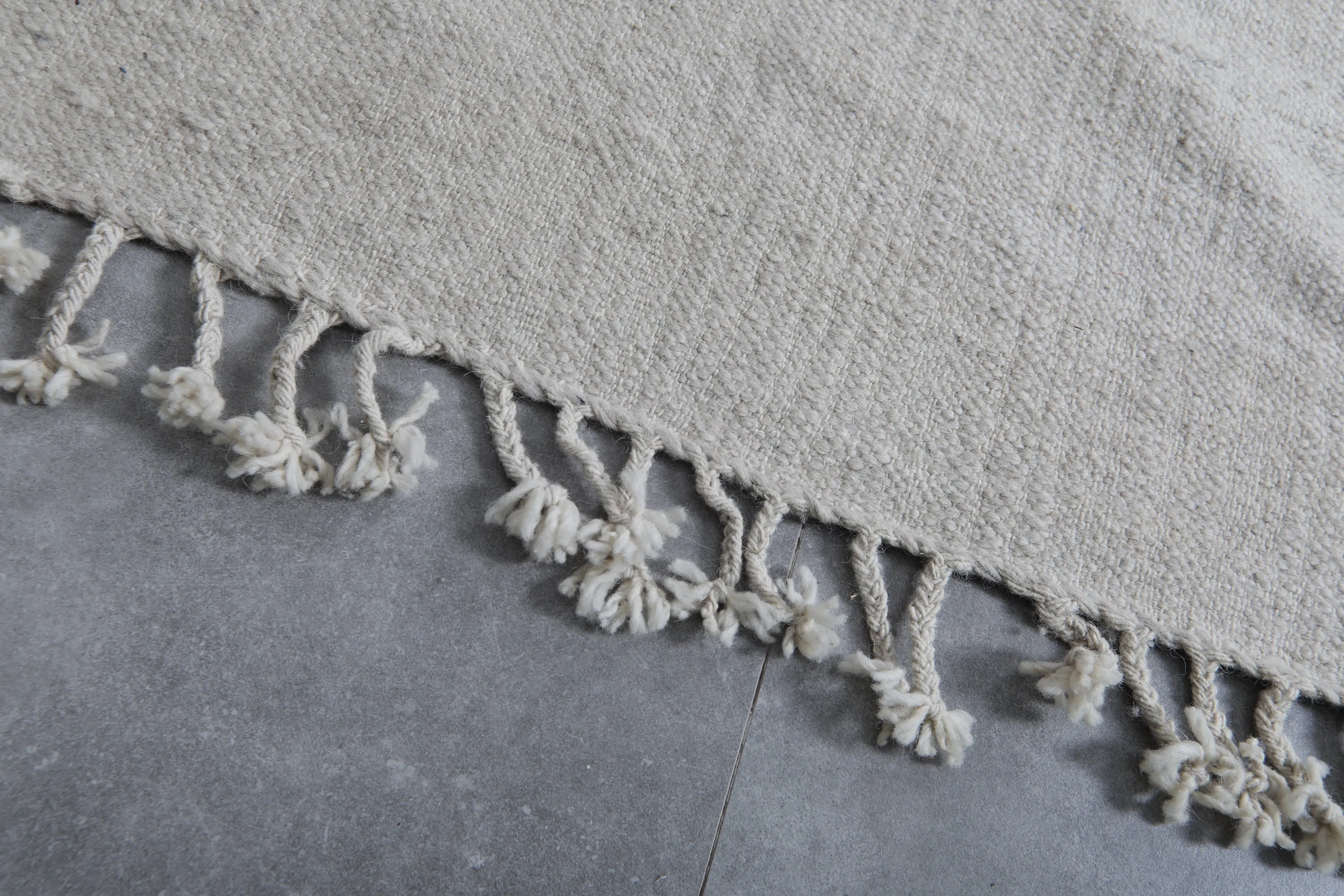 Flat woven Moroccan rug - Custom Moroccan area rug