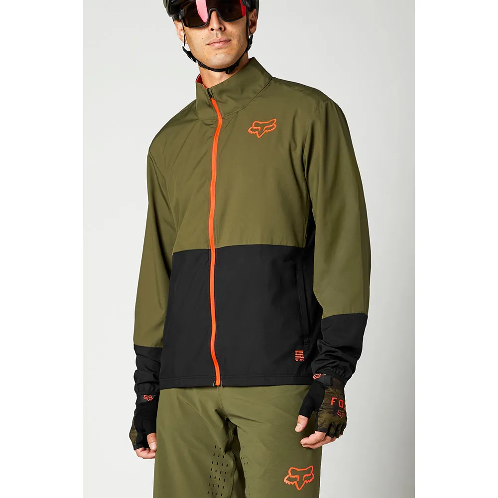 Fox Ranger Wind Jacket - Olive Green